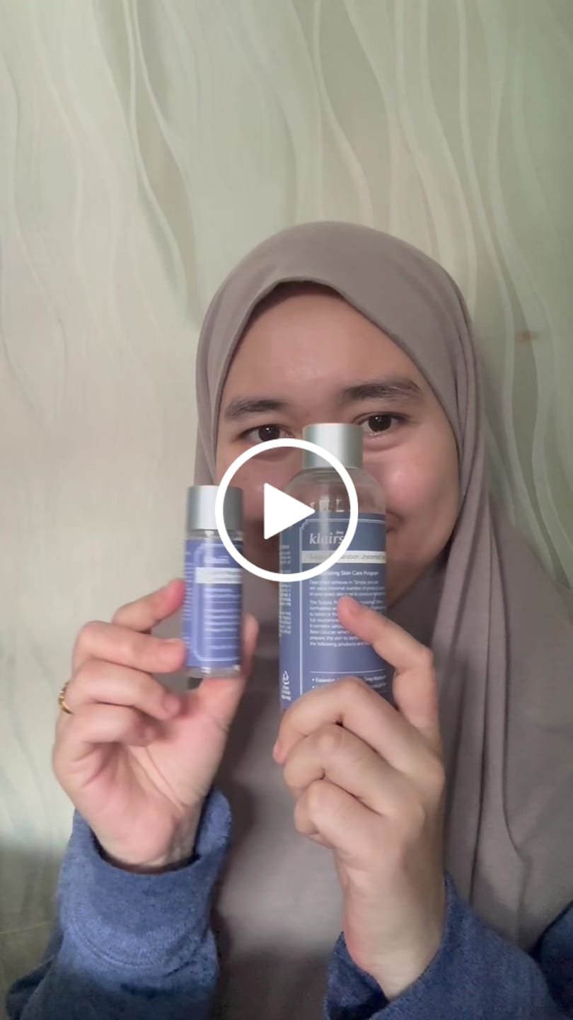Customer video review of Supple Preparation Unscented Toner
