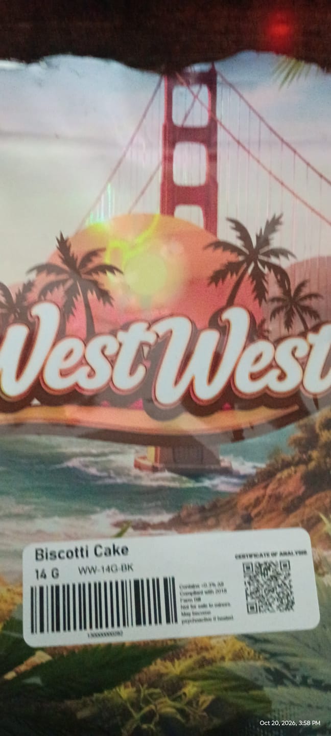 Customer photo review of West West Brand - Biscotti Cake - 14 Grams - Hybrid