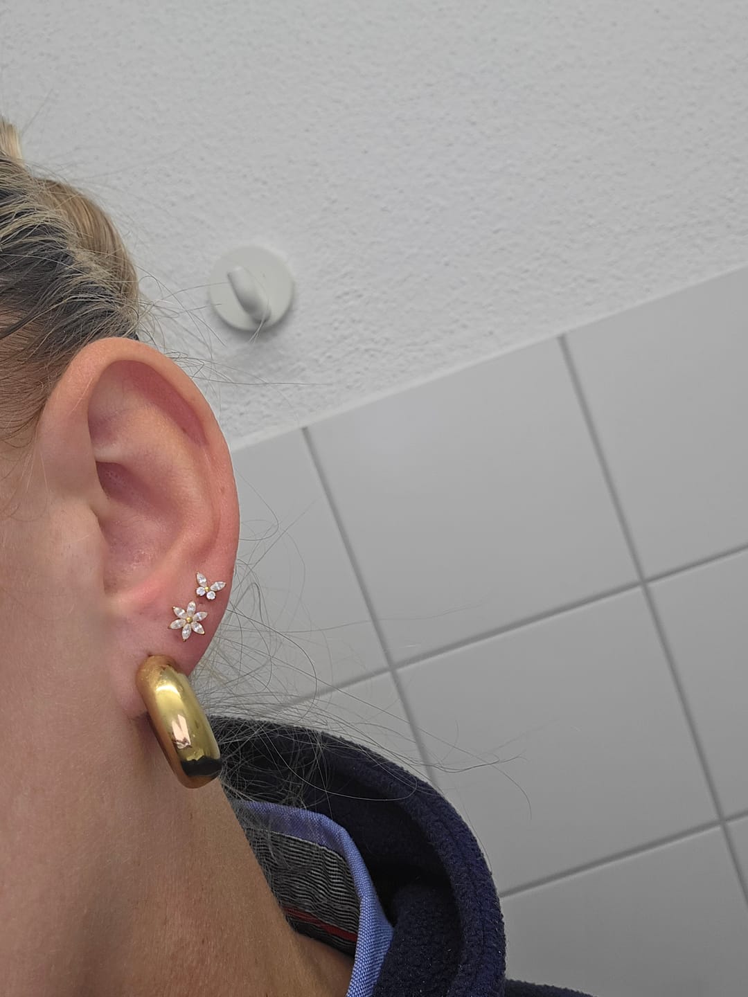 Customer photo review of Heart Piercing | Titan