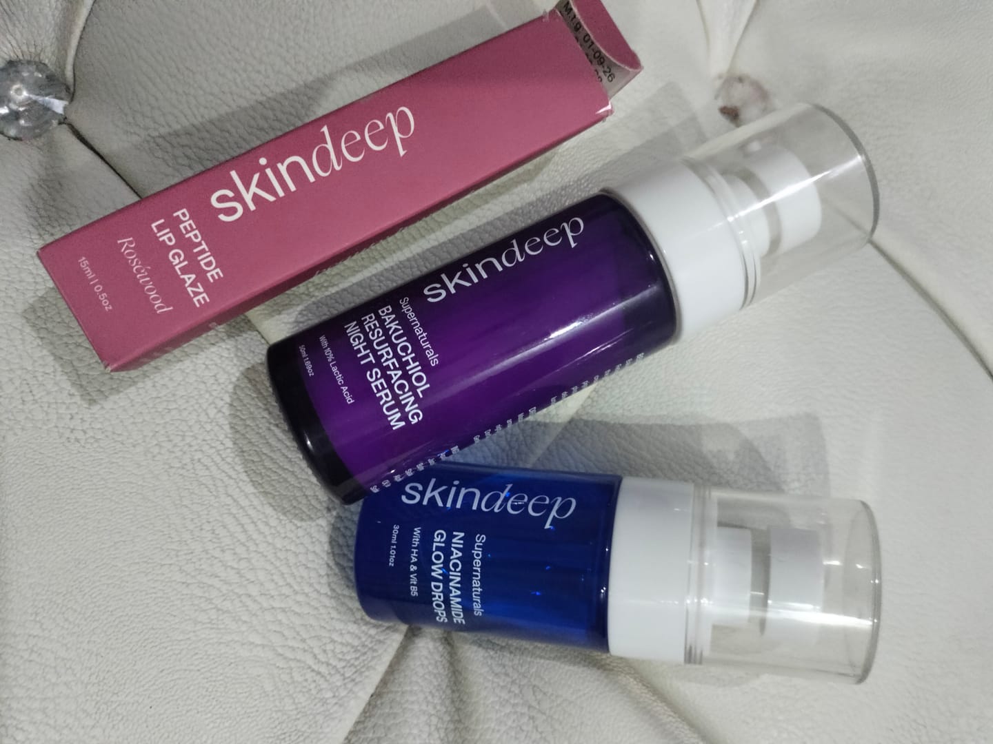 Customer photo review of NIACINAMIDE GLOW DROPS - with HA & Vit B5