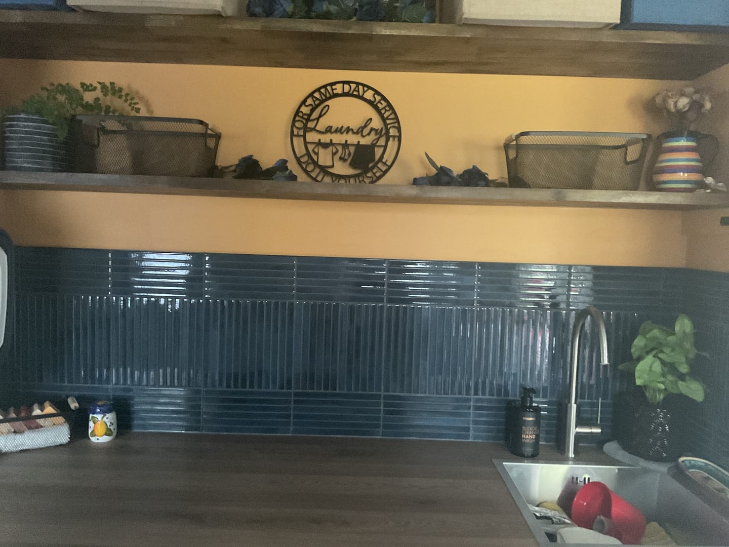 Customer photo review of Laundry Room Wall Art