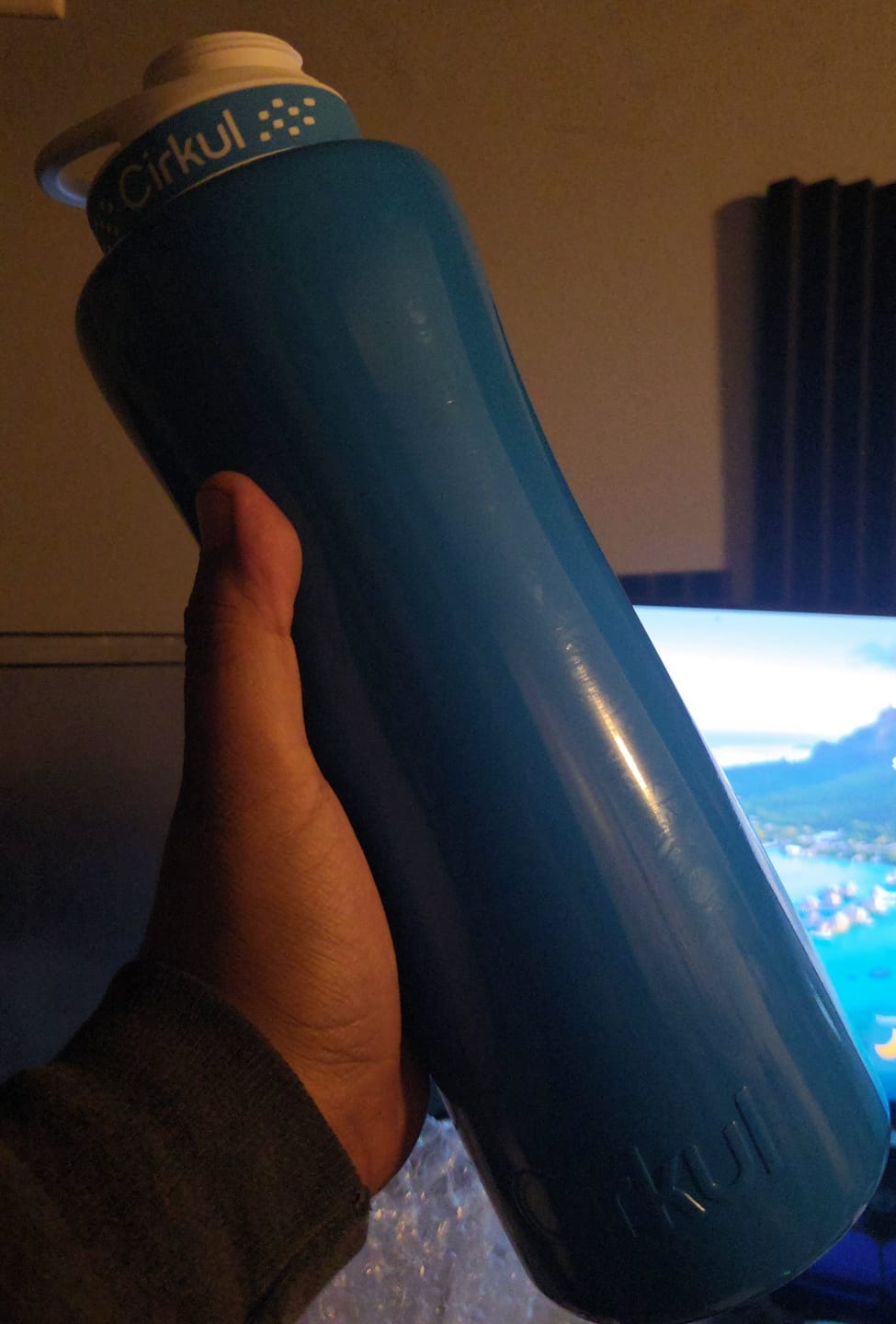 Customer photo review of 42oz. Stainless Steel Bottle