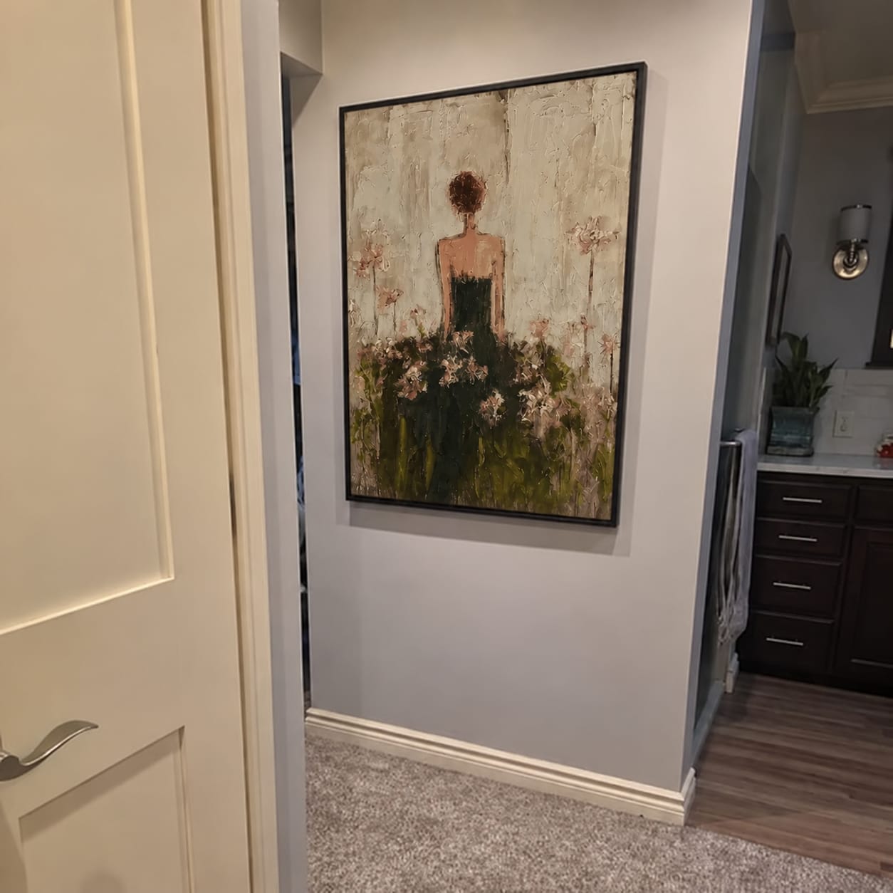 Customer photo review of Garden Silence-Figure Painting