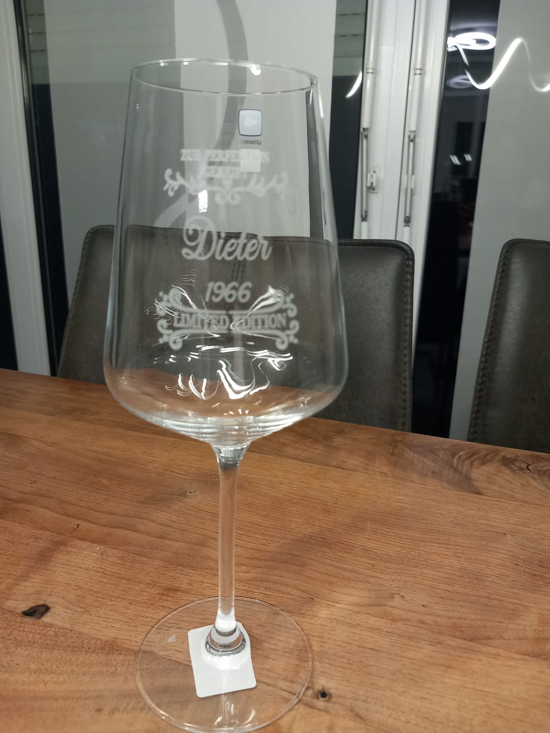 Customer photo review of Leonardo Weinglas mit Gravur - "Zur Perfektion gereift V1"