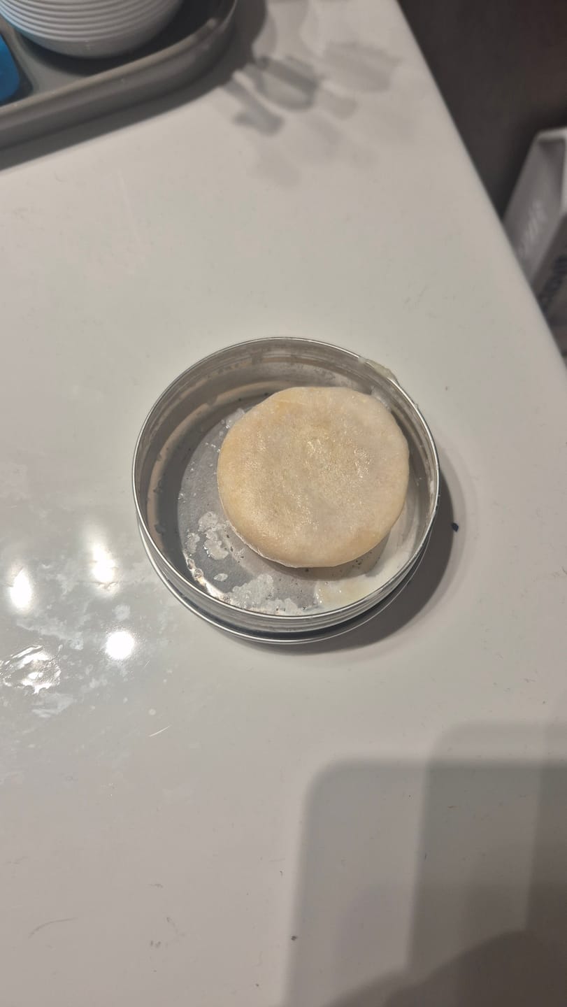 Customer photo review of Shampoo Solido hidratante, cuero cabelludo sensible