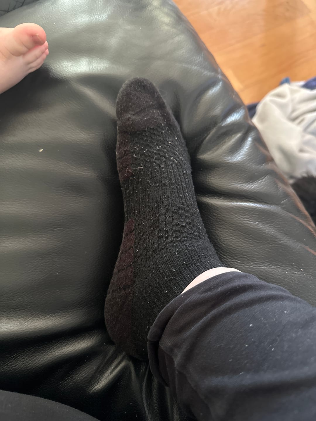 Customer photo review of Ankelstrumpor med kompression