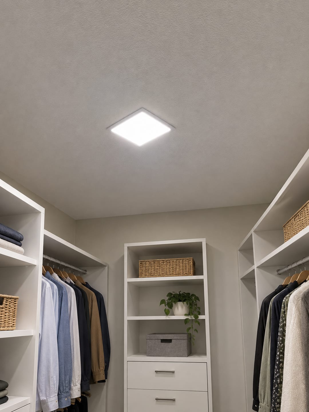 Customer photo review of Square 40W Solar Skylight Alternative with AC Adapter | DIY Flush Mount