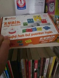 Customer photo review of Rubik Emoji Oyun Seti