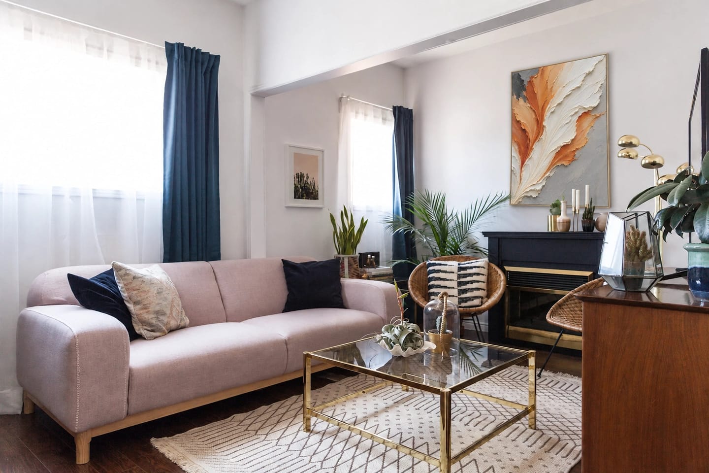 Customer photo review of Textured & Impasto Art｜Terracotta Ivory Bloom