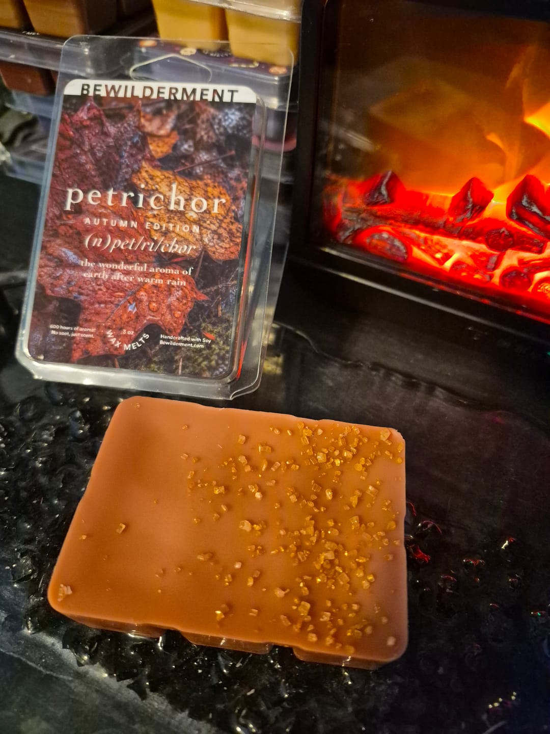 Customer photo review of Petrichor Autumn Edition Wax Melts