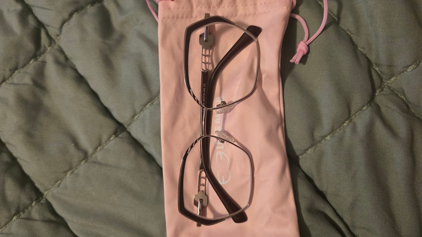 Customer photo review of Trisha Eyeglasses
