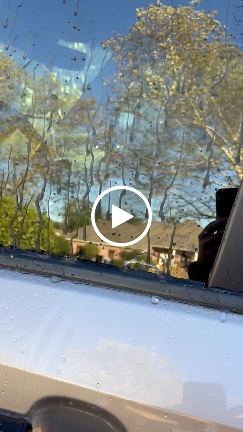 Customer video review of Glass Coating