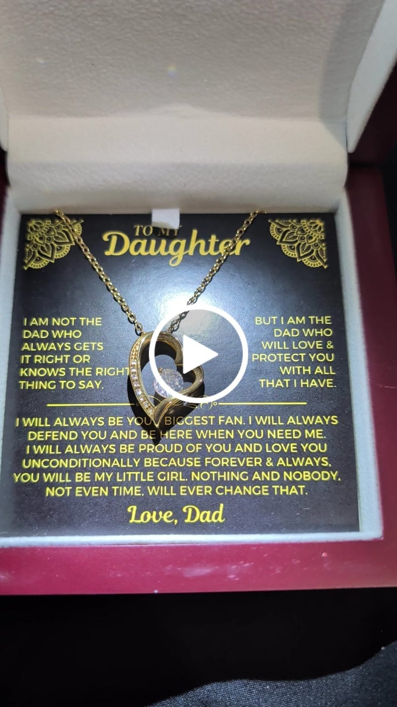 Customer photo review of To My Daughter - Being Your Dad - Beautiful Gift Set - SS622