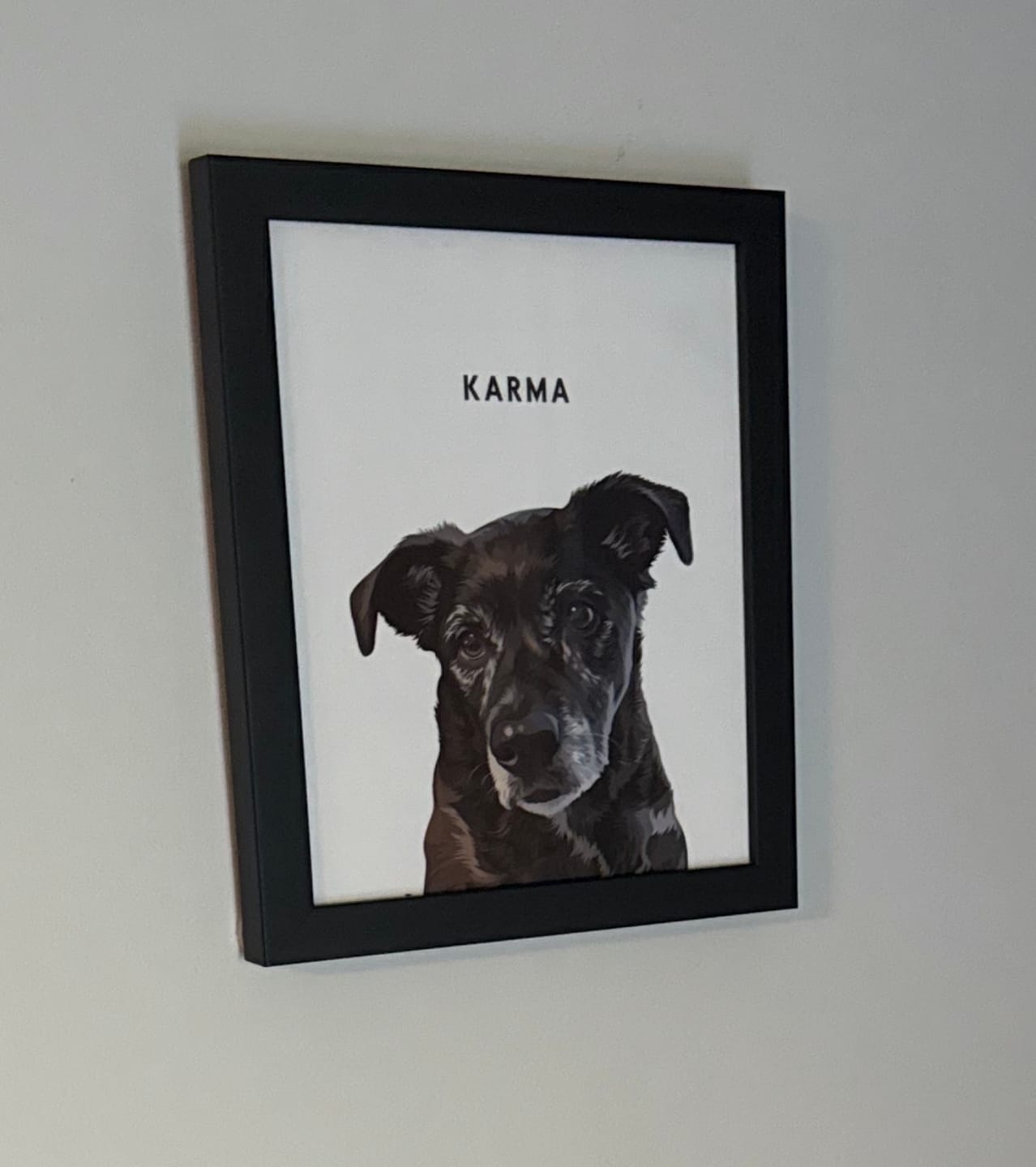 Customer photo review of Custom Pet Portrait Mug