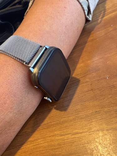 Customer photo review of Correa milanés en plata