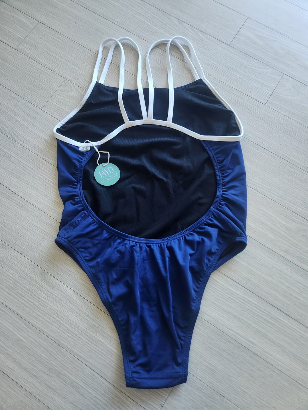 Customer photo review of FINLEY ONE PIECE - Navy|White