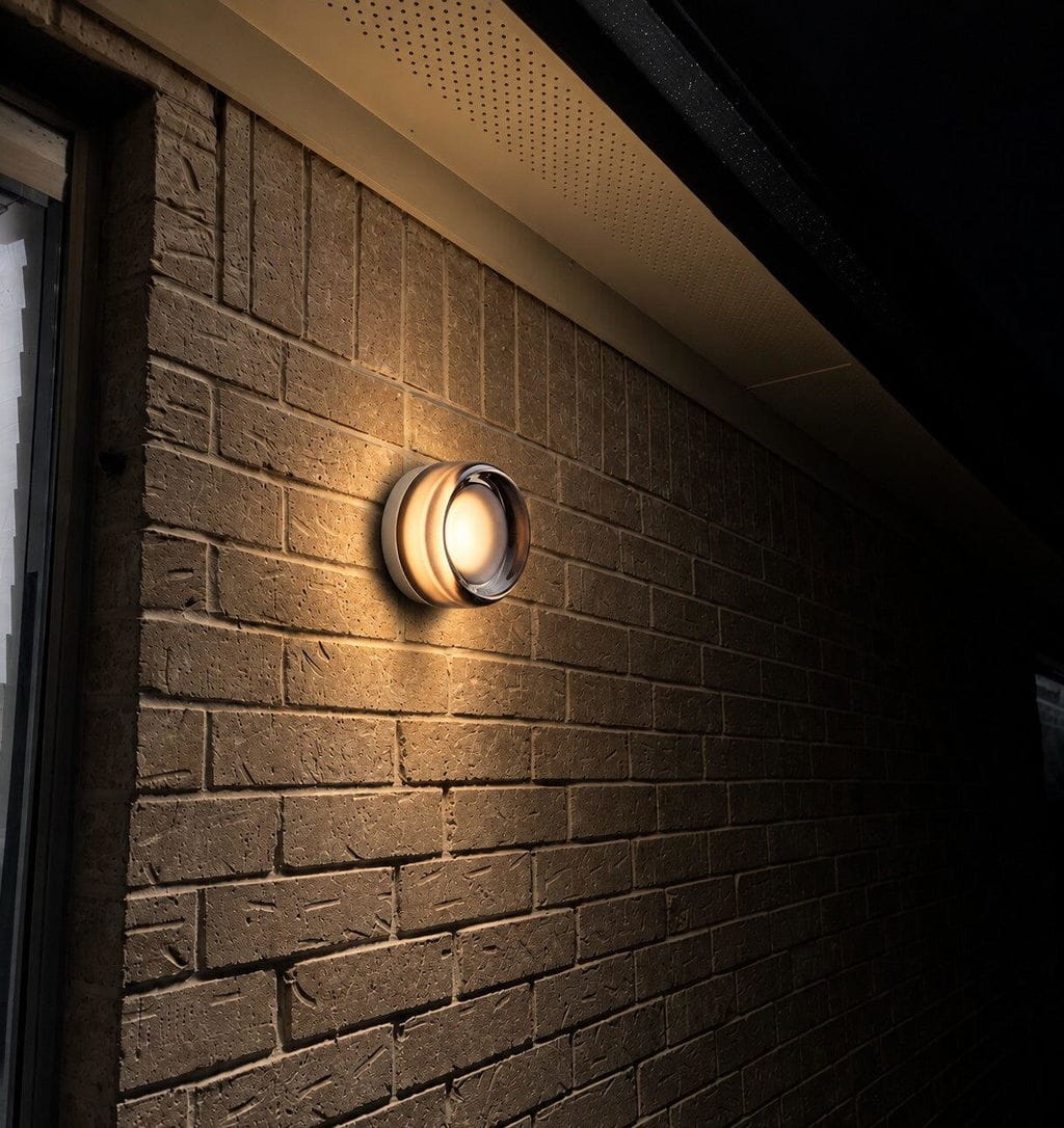 Customer photo review of Outdoor Wall Light, Glass Shade, Wall Sconce, IP65, Integrated LED