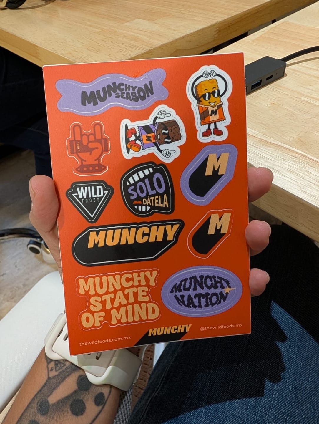 Customer photo review of Hojas de Stickers Mate
