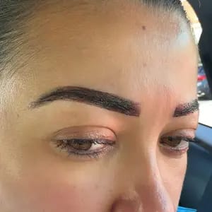 Customer photo review of Definizione Precisa Sopracciglia Tintura Waterproof a 4 Colori