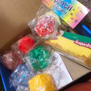 Customer photo review of 8-Piece Sensory Squishy Set