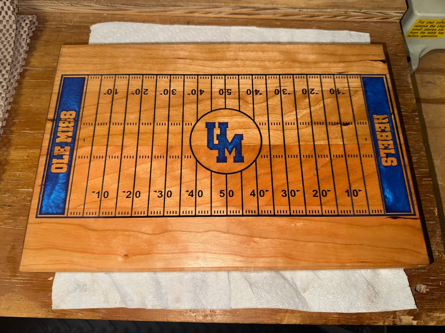 Customer photo review of Game Day Board CNC Kit