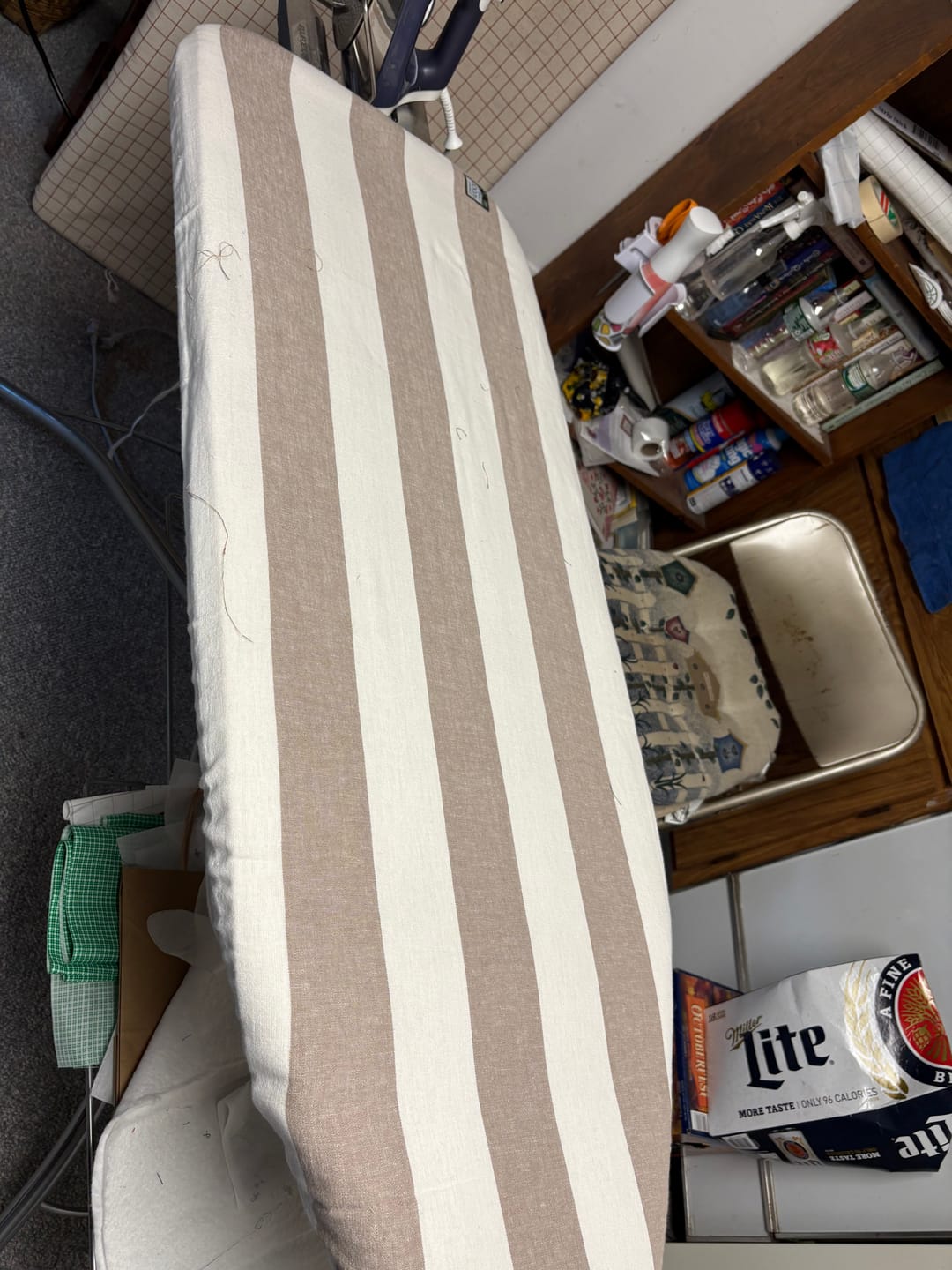 Customer photo review of Wool Ironing Board Pad