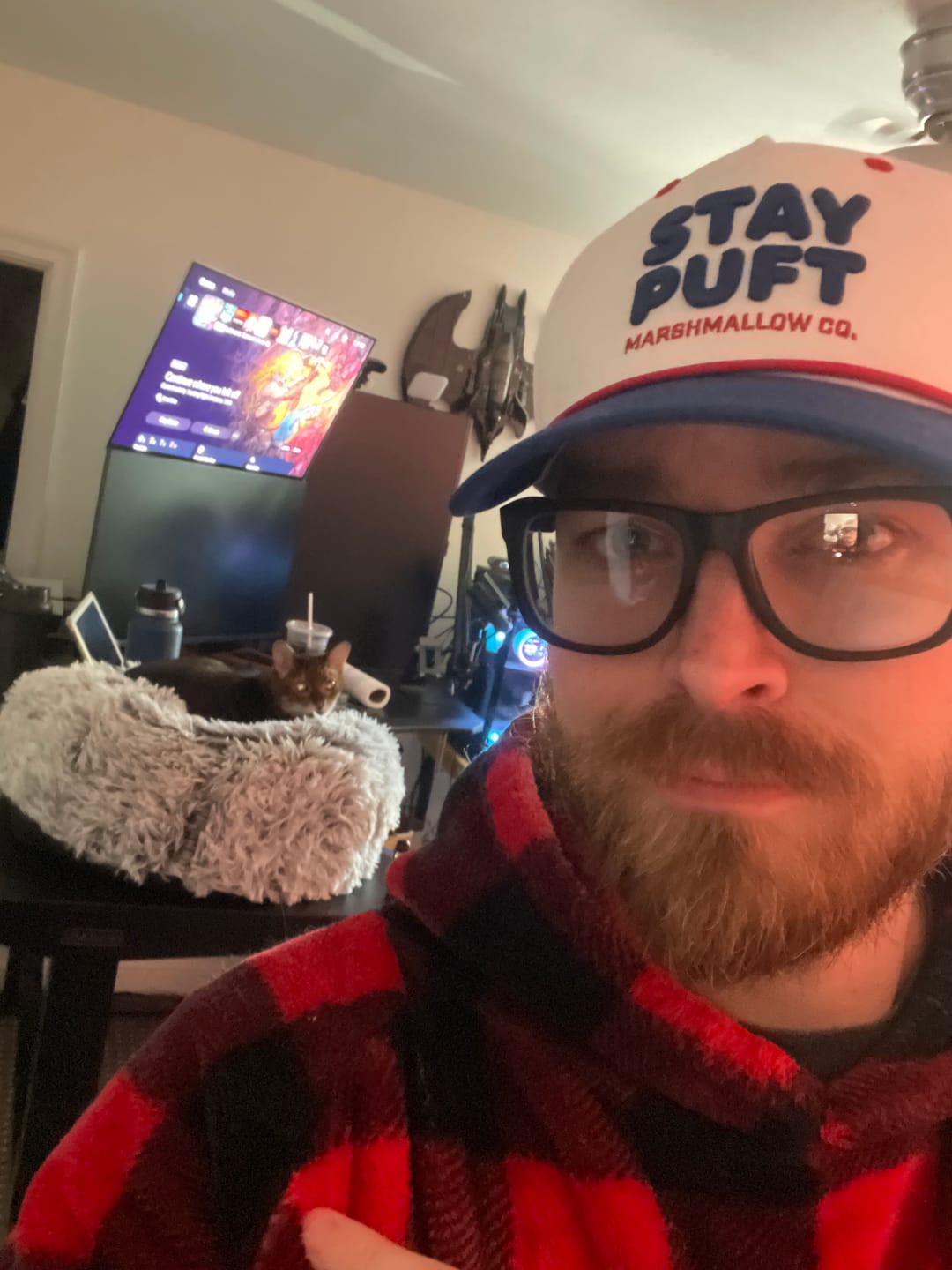 Customer photo review of Ghostbusters "Stay Puft Marshmallow Co." – 5-Panel Hat