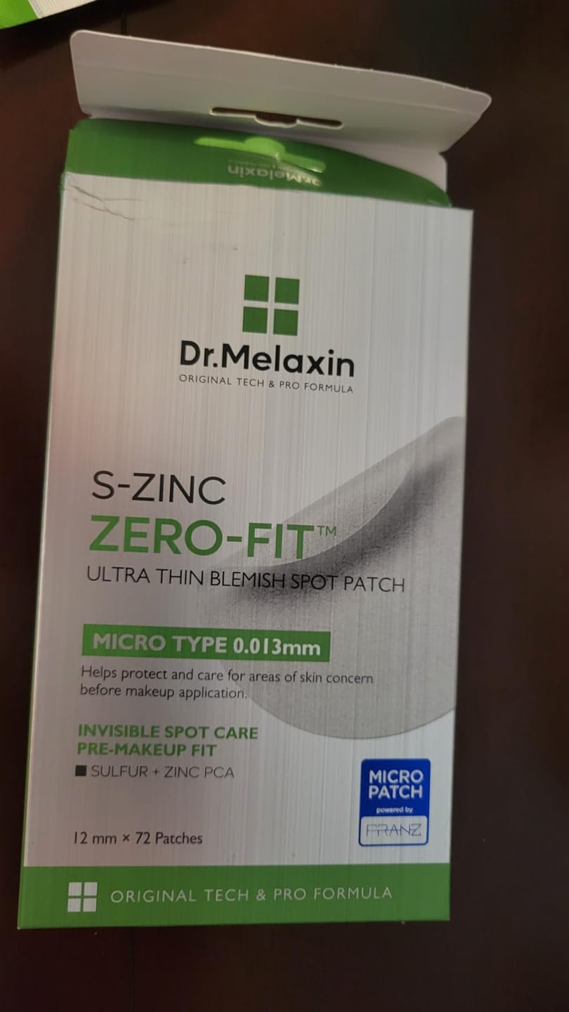 Customer photo review of ZERO-FIT Invisible Vitamin C Spot Patches
