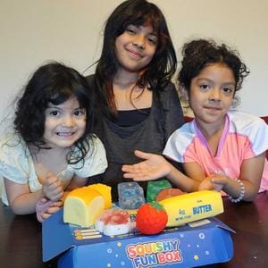Customer photo review of 8-Piece Sensory Squishy Set