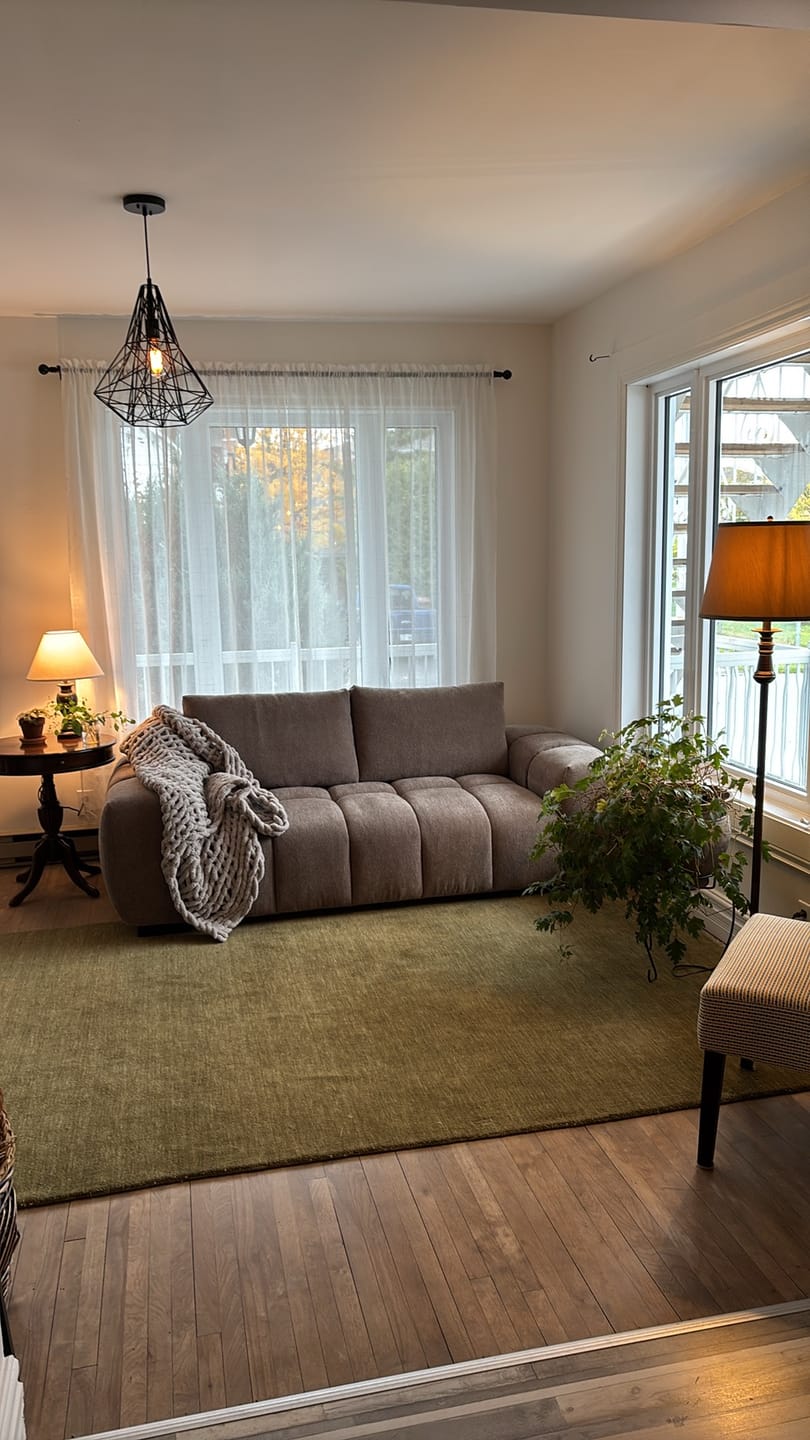 Customer photo review of OLIVIA - Divan 3 places 87" taupe
