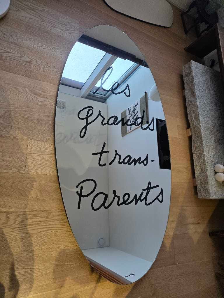 Customer photo review of 만레이 거울 Les Grands Trans-Parents
