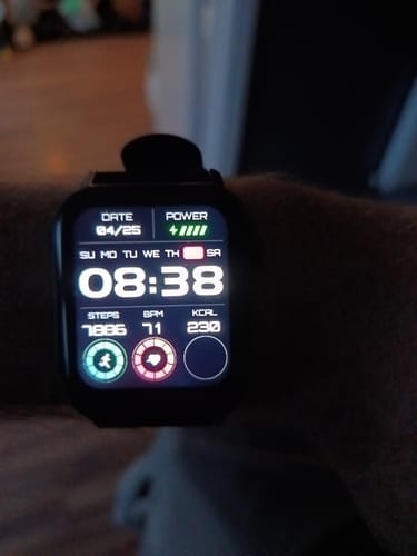 Customer photo review of Protector de pantalla para reloj inteligente Health Smartwatch 2+