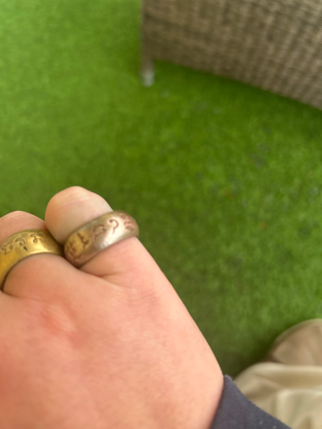 Customer photo review of Bague Wen Pok Meedh New-Phet Pah-Issuan du Très Vénérable Luang Phor Moon du Wat Banjan # 888