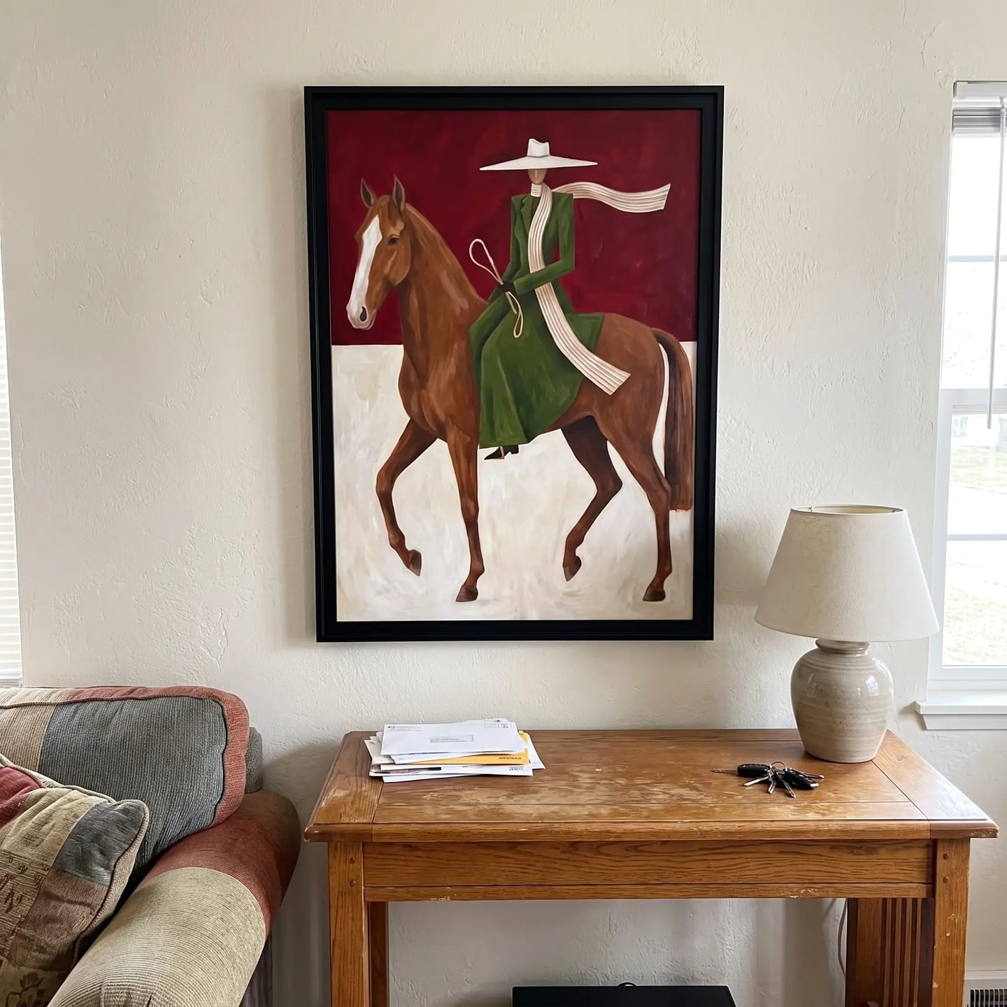 Customer photo review of Western Cowboy Horsewoman in Motion #WC055