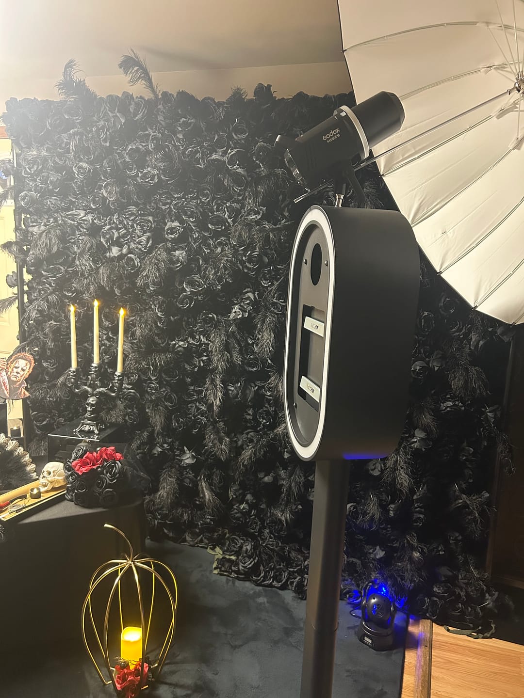 Customer photo review of Aliflowers 5D Dark Black Rose Wall Floral Arrangement Artificial Flower Wall ALFWL090