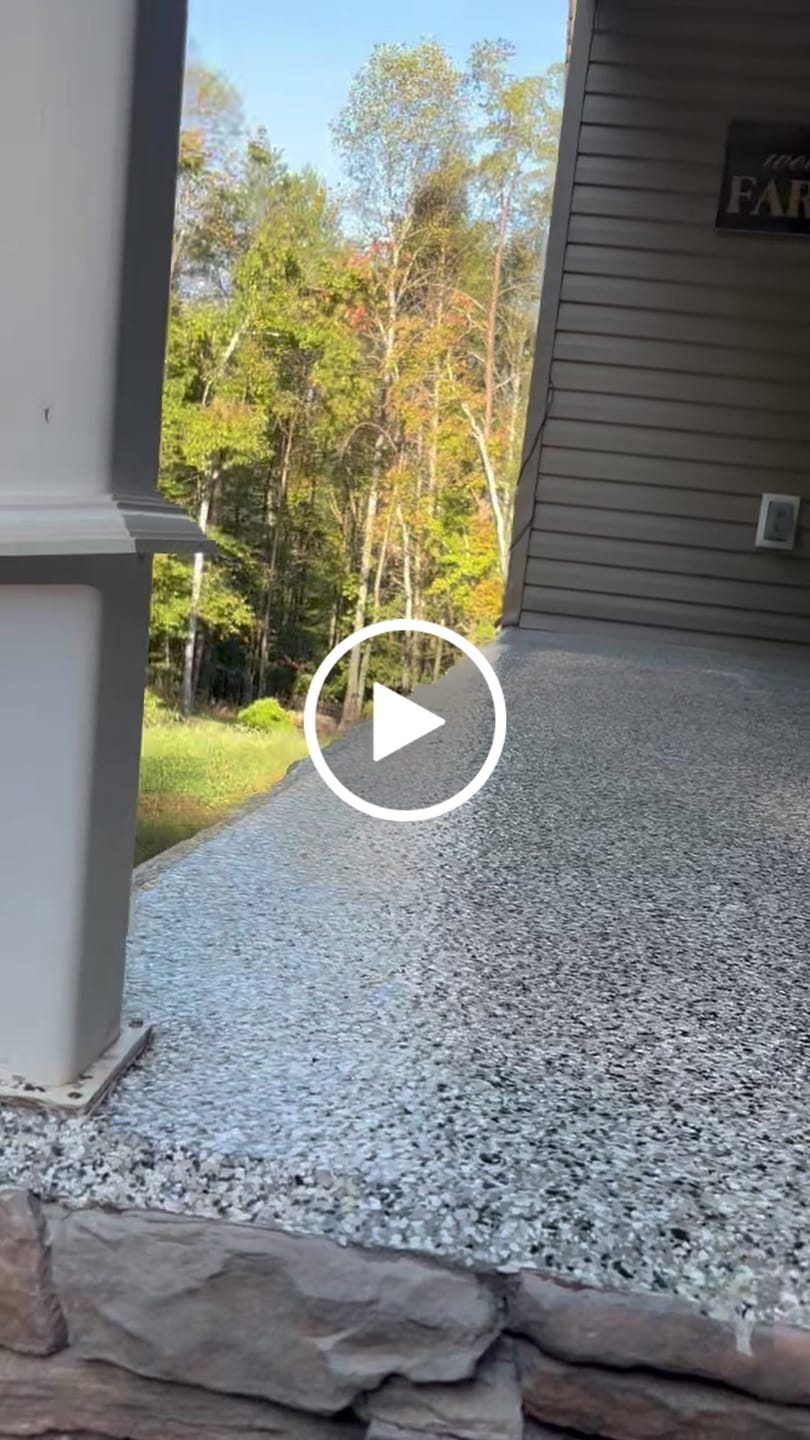 Customer video review of Epoxy Floor Polymer Flakes - Torginol Collection