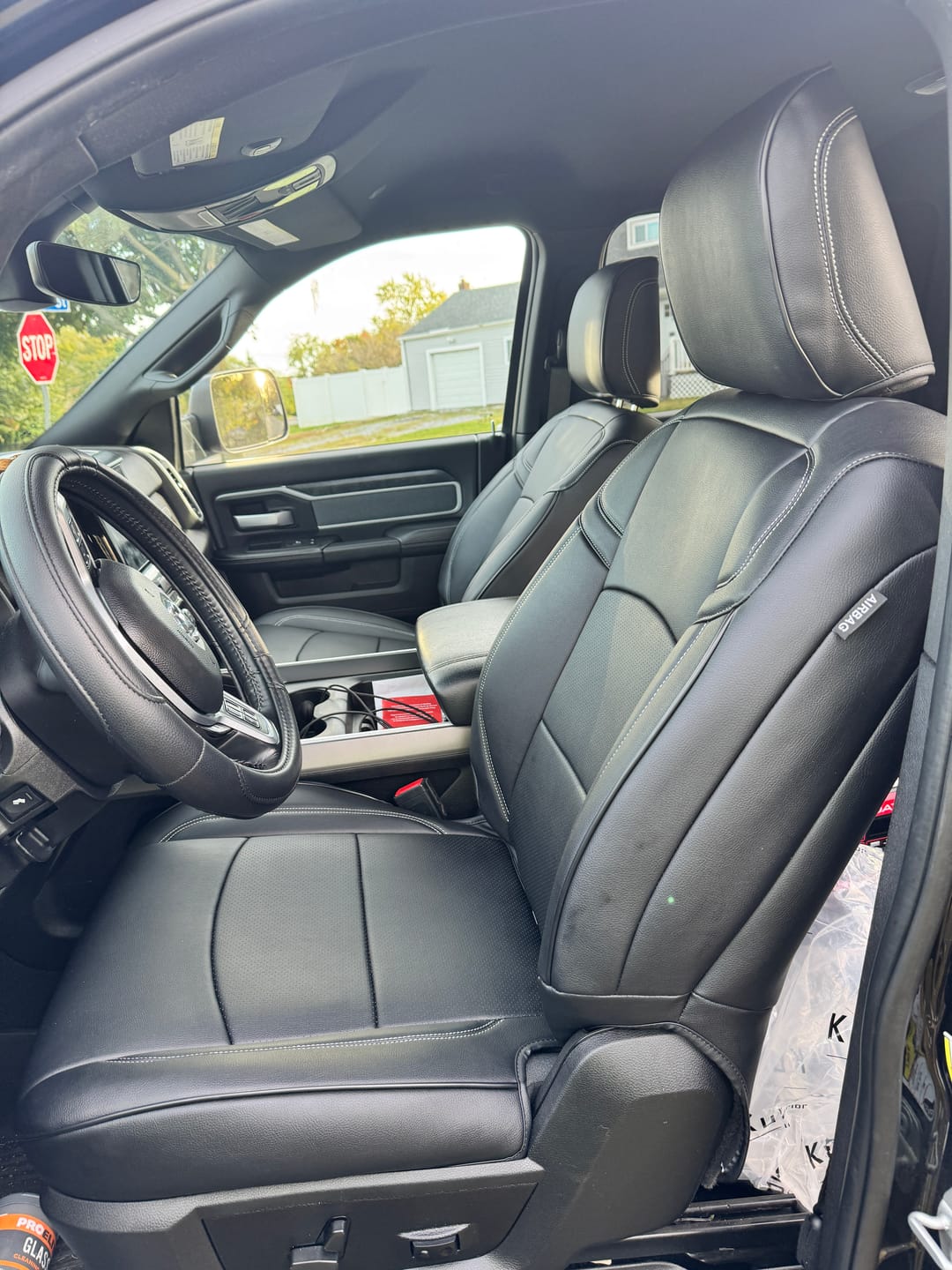 Customer photo review of 2019+ Dodge Ram 2500 3500 Leather Seat Covers