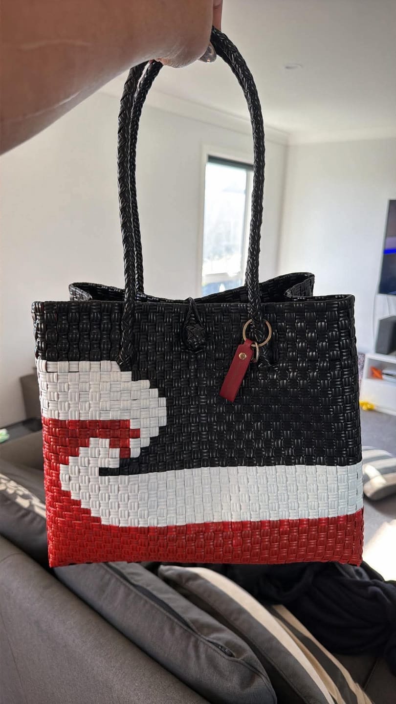 Customer photo review of "Tino Rangatiratanga" Tote Bag
