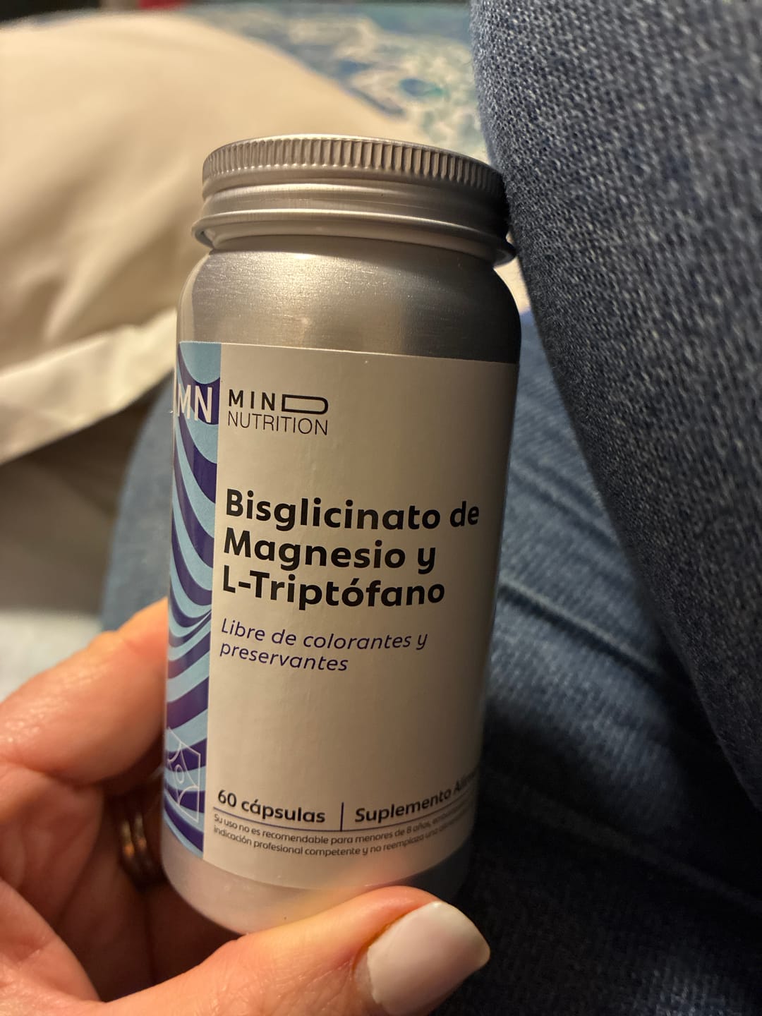 Customer photo review of Bisglicinato de Magnesio + L-TRP