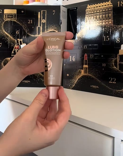 Customer photo review of Calendrier L'Oréal