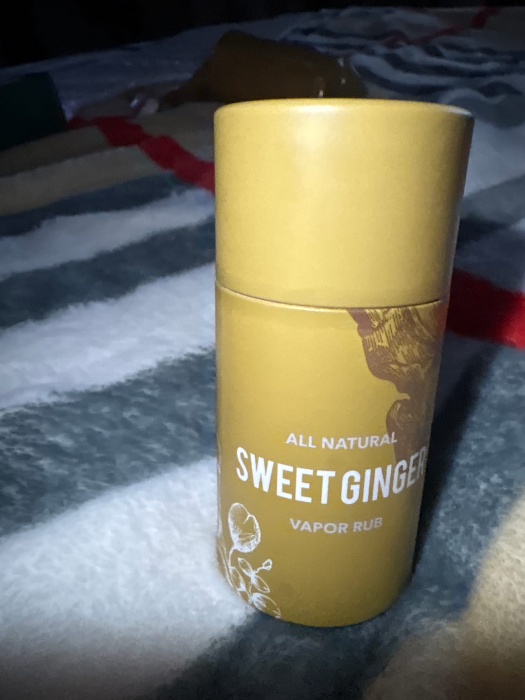 Customer photo review of Sweet Ginger Vapor Rub Stick