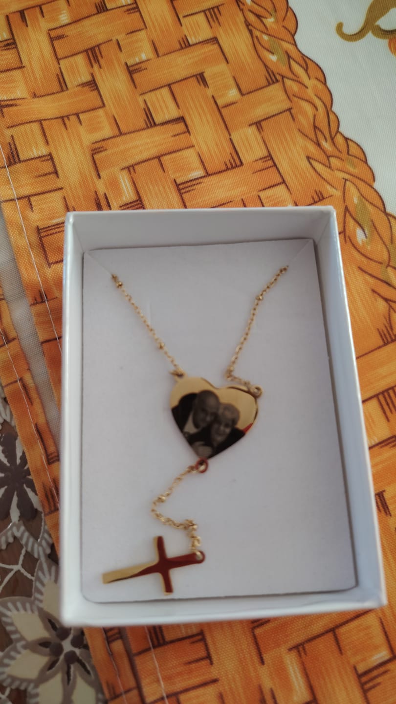 Customer photo review of 💖 Collana Eterno Legame – Il simbolo che unisce cuore e anima ✨