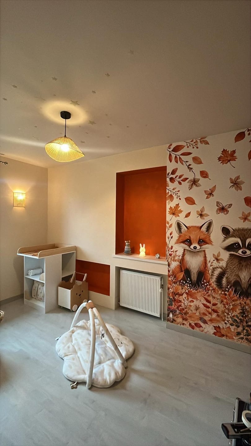 Customer photo review of Papier Peint Animaux  Renard et Automne