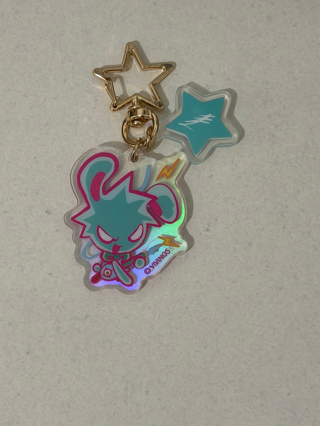 Customer photo review of Alien Stage Rabbit Series Acrylic Key Chain