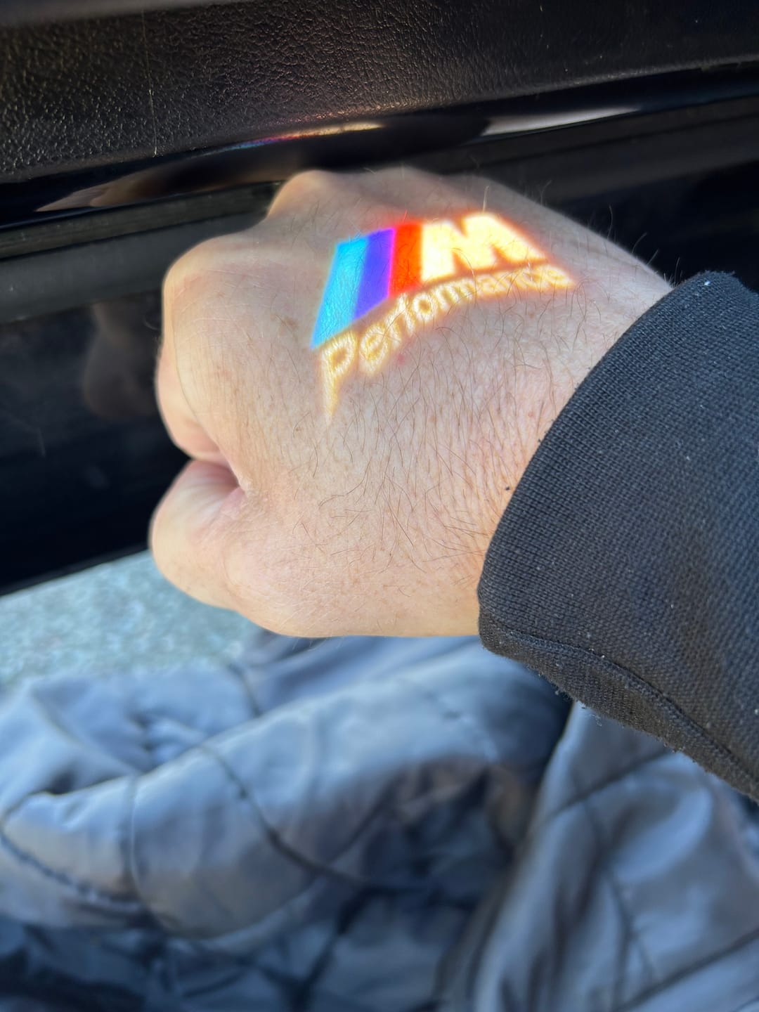 Customer photo review of BMW G SERIES DOOR LIGHTS