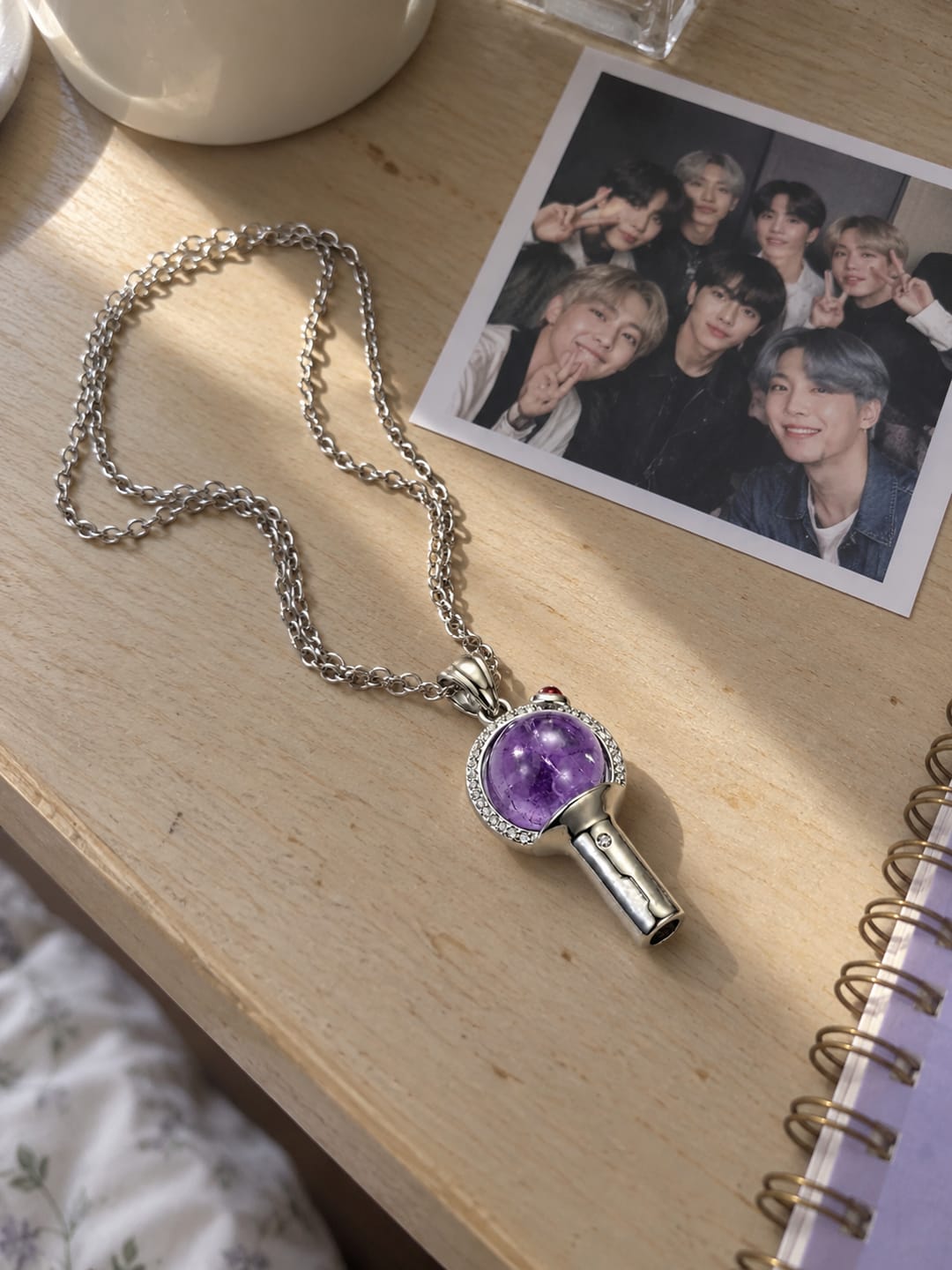 Customer photo review of Collar PurpleHeart© lightstick