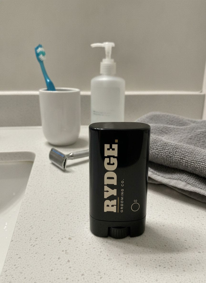 Customer photo review of Rydge Stick — Instant Gray Coverage Stick
