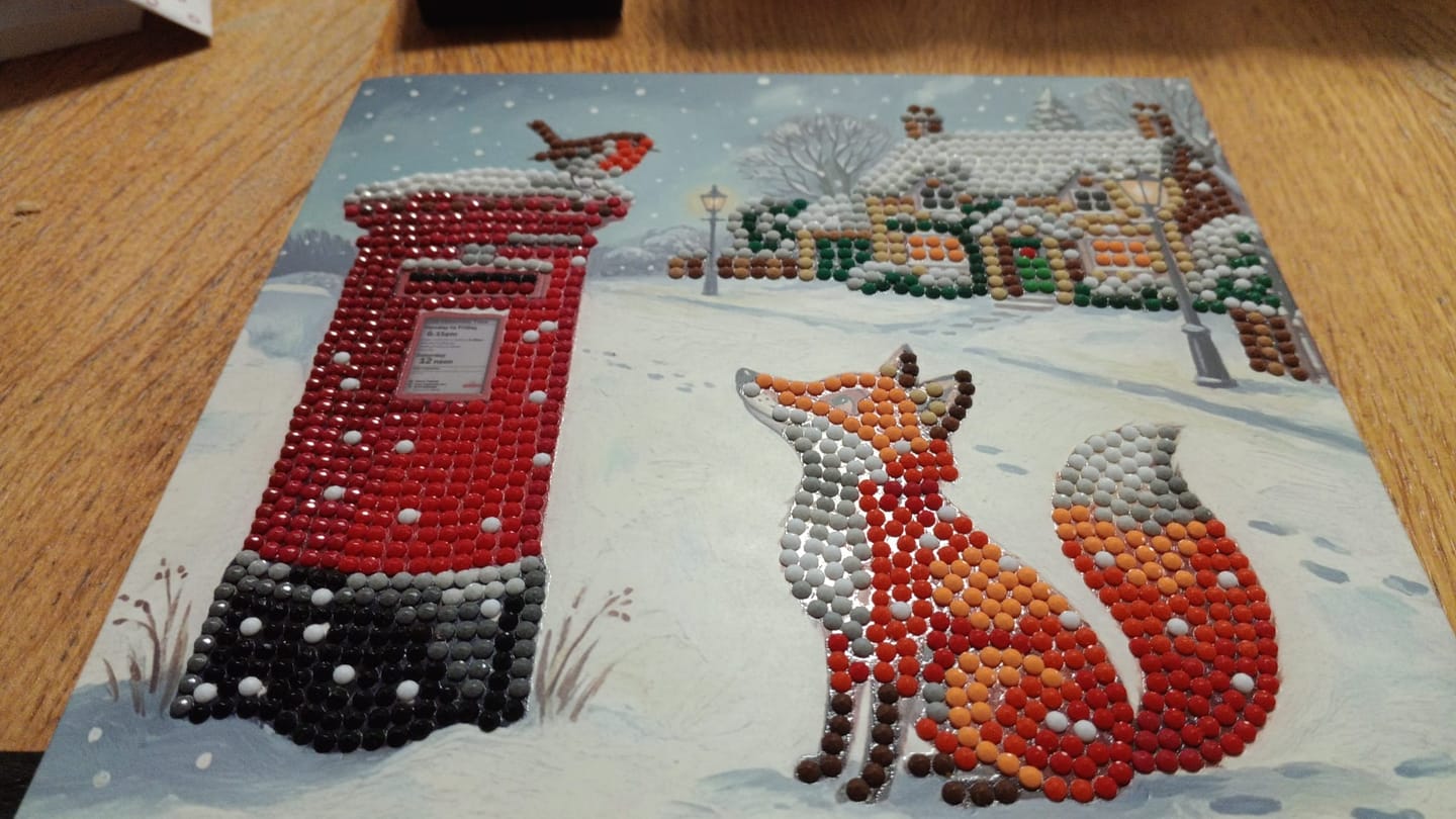 Customer photo review of 2026 Best of British Crystal Art Card Box Set of 8