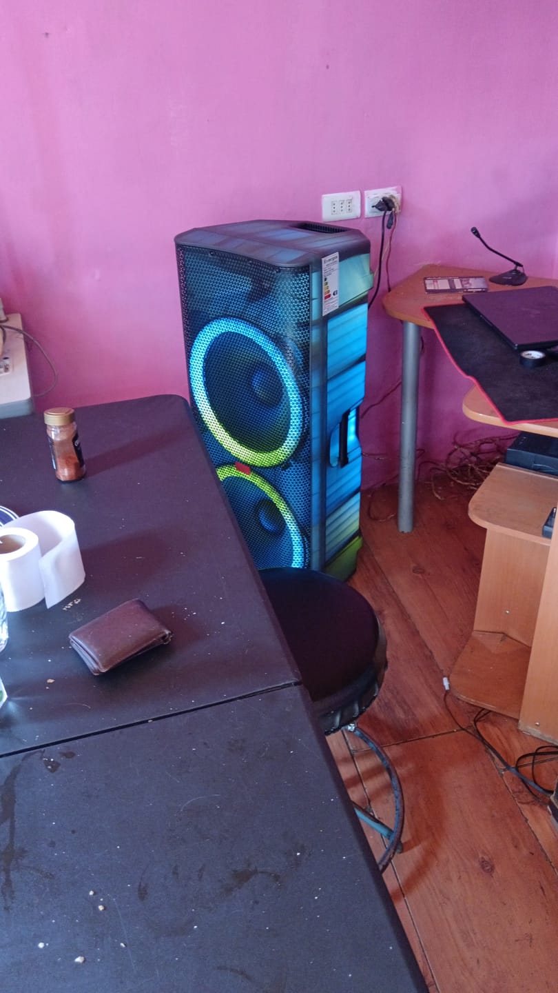 Customer photo review of Parlante Bluetooth Karaoke Blik Light360