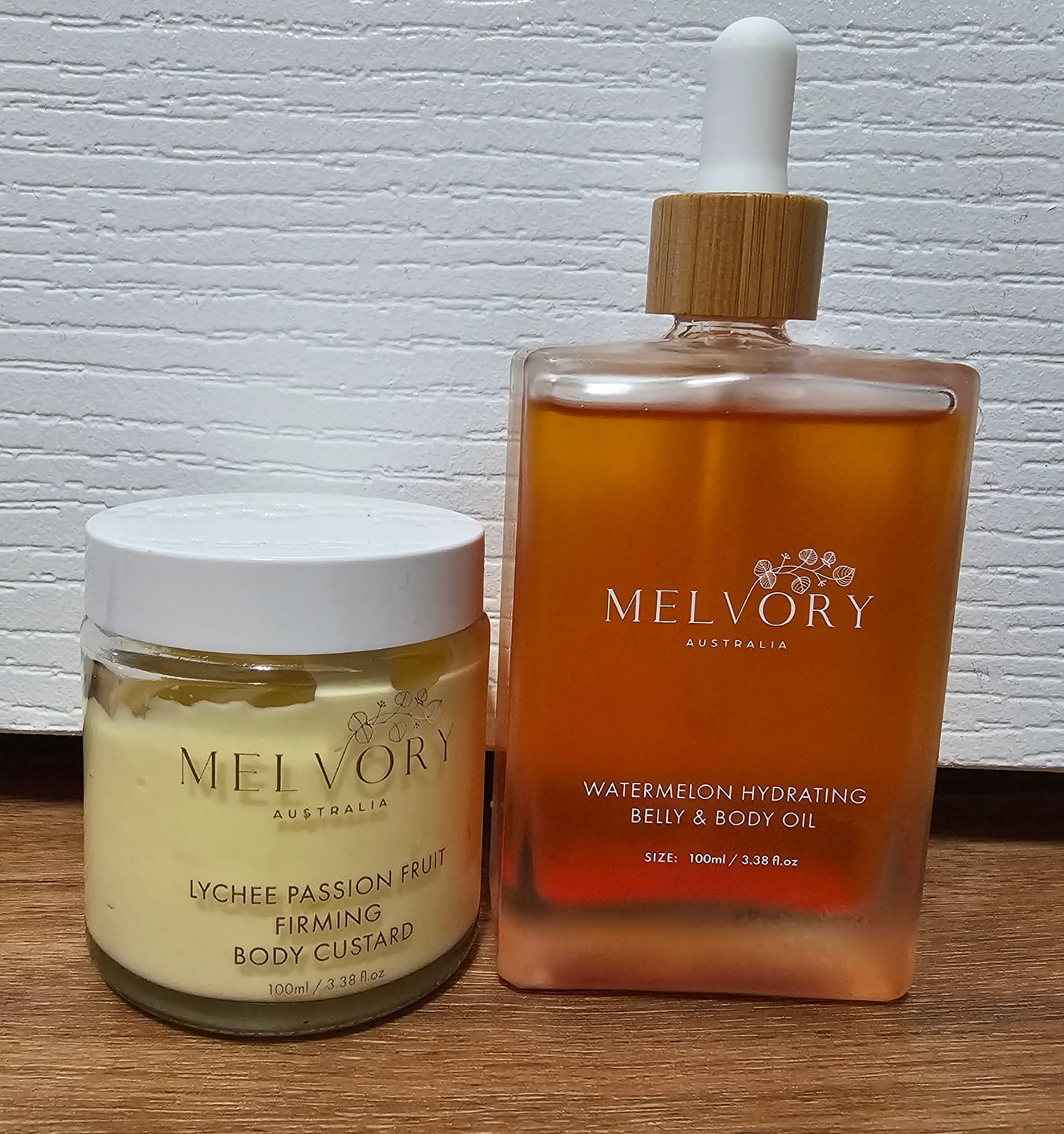 Customer photo review of Limited Edition: Lychee + Passionfruit Body Custard